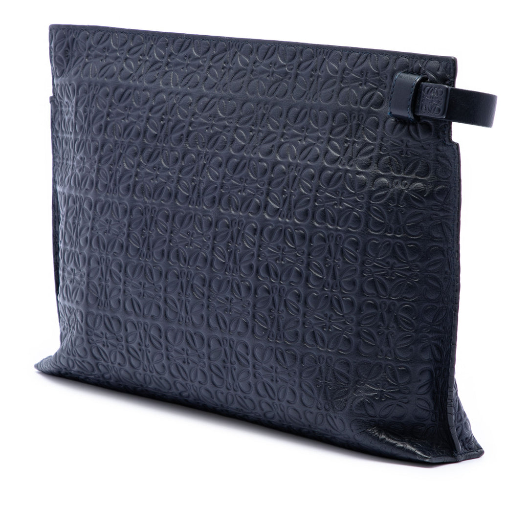 LOEWE embossé Anagram Cuir Repeat T Pochette