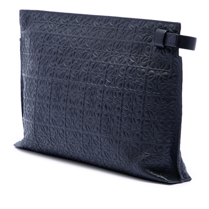 LOEWE embossé Anagram Cuir Repeat T Pochette
