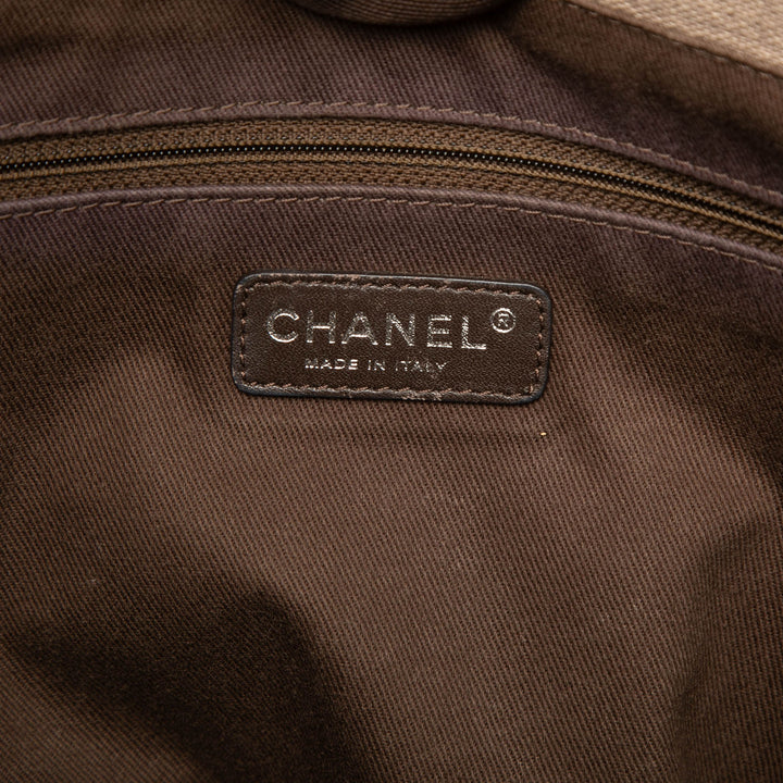 Chanel Small Toile Deauville Cabas
