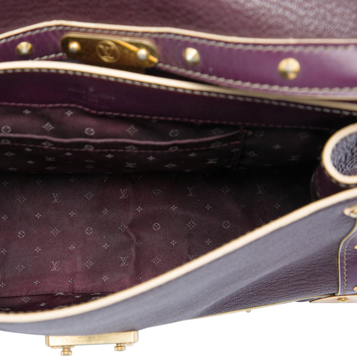 Louis Vuitton Sac porté épaule Suhali Le Talentueux Violet – vue 4 – GABY PARIS