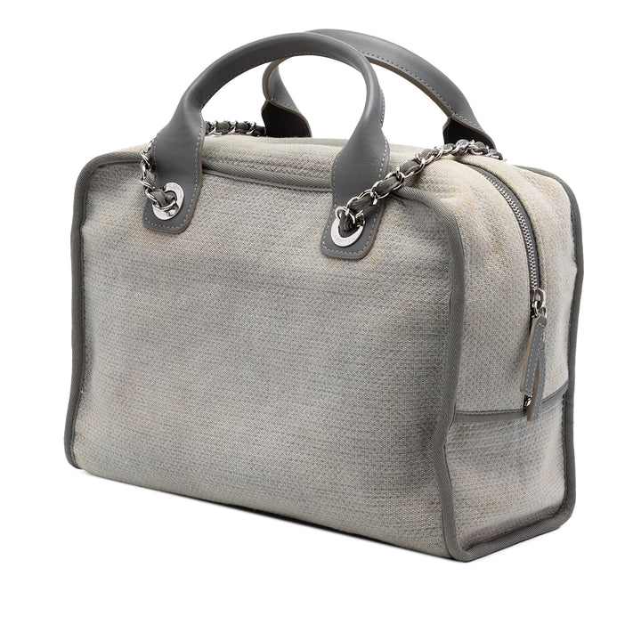 Chanel Large Toile Deauville Bowling Sac