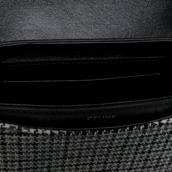 Celine Besace 16 Sac Petit Cuir de veau Noir – vue 5 – GABY PARIS