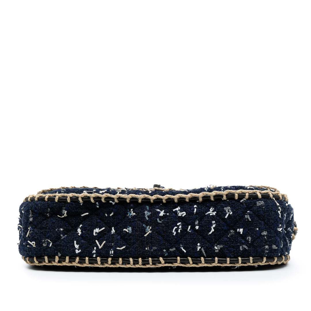 Chanel Matelassé Tweed St Tropez à rabat