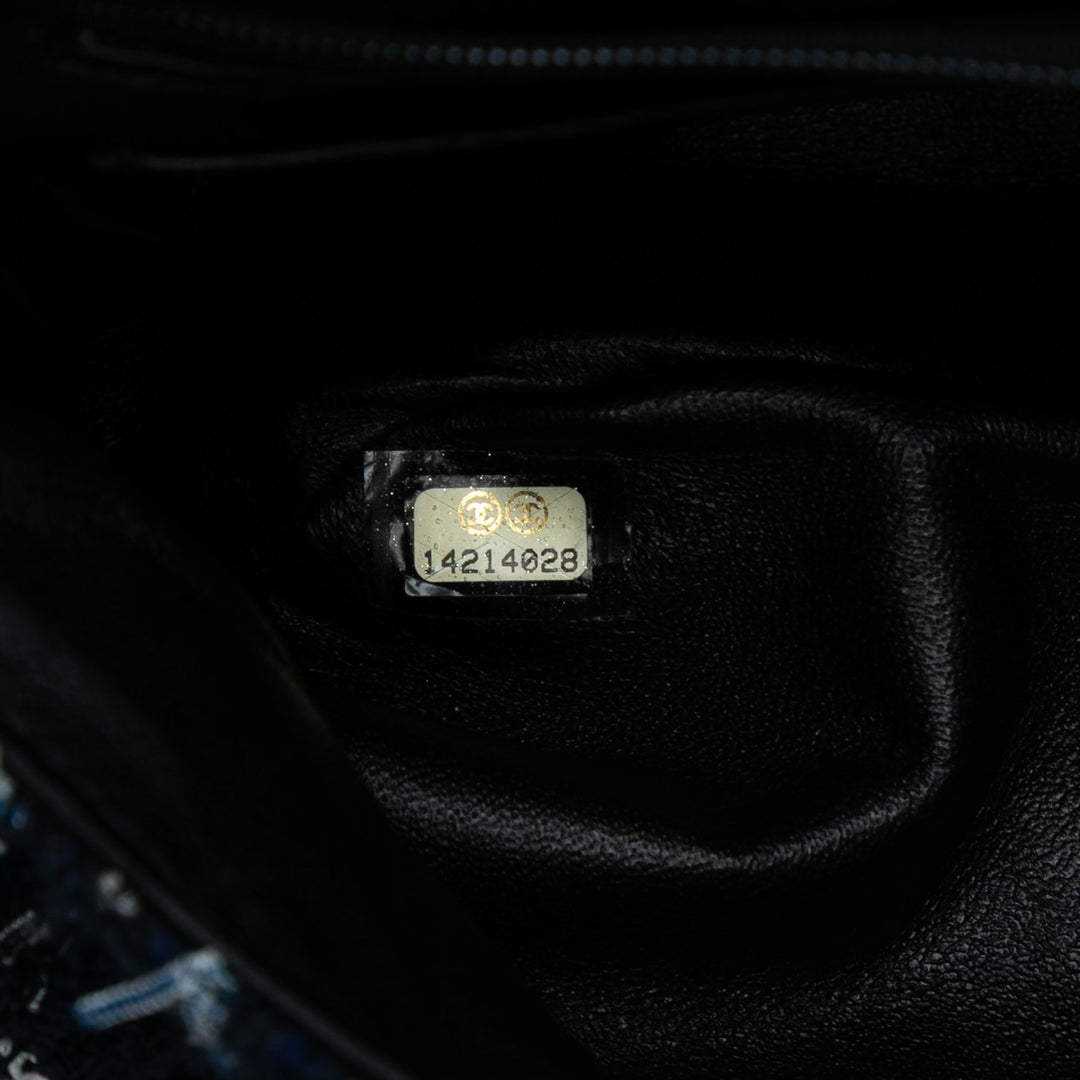 Chanel Matelassé Tweed St Tropez à rabat