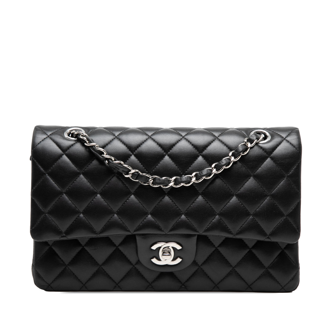 Chanel Medium Classic Cuir d’agneau Double rabat