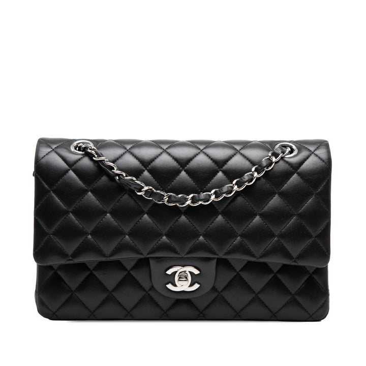Chanel Medium Classic Cuir d’agneau Double rabat