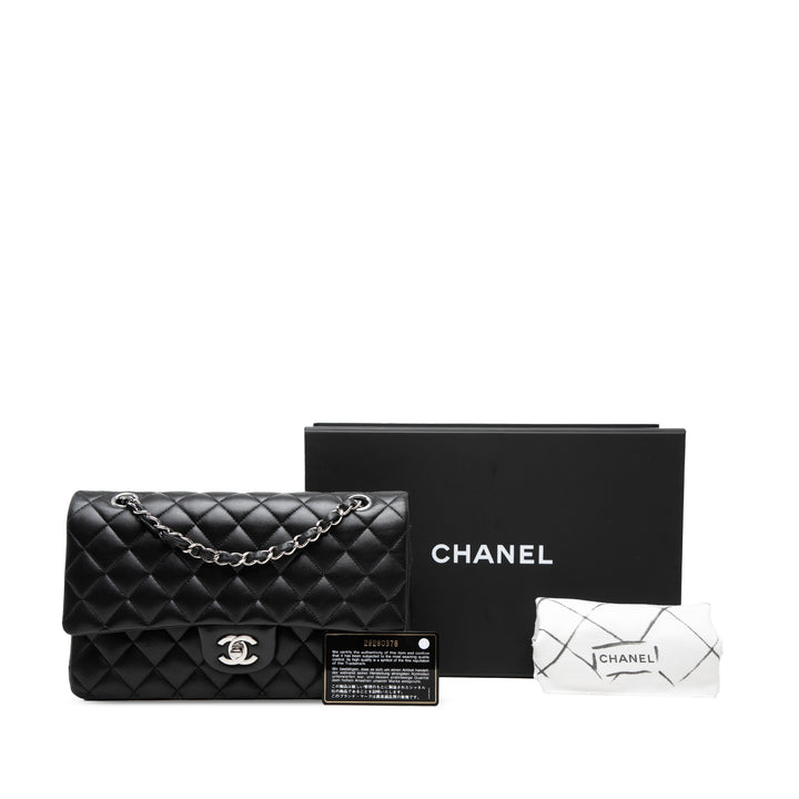 Chanel Medium Classic Cuir d’agneau Double rabat
