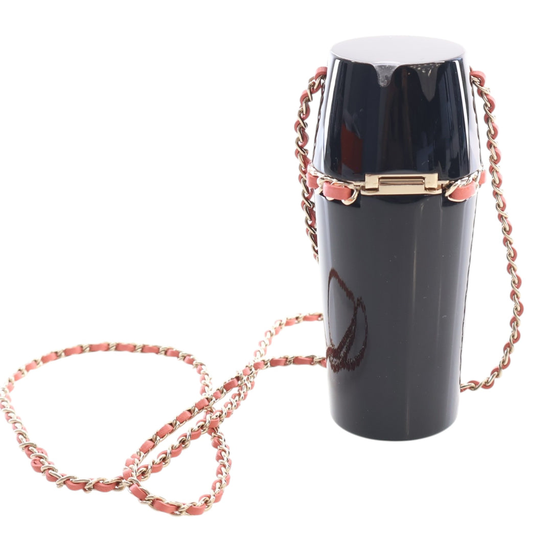 Chanel Lucite Lipstick Étui On Chain
