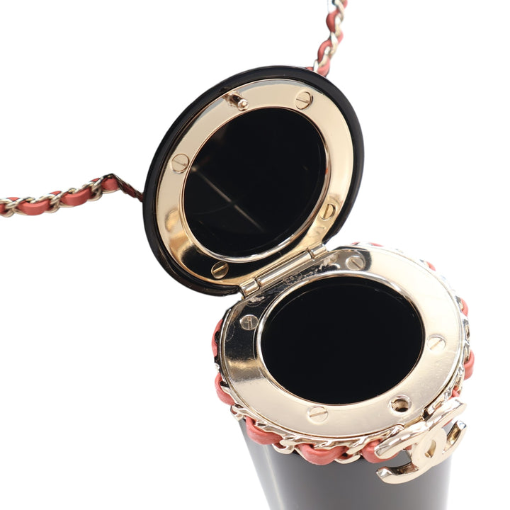 Chanel Lucite Lipstick Étui On Chain