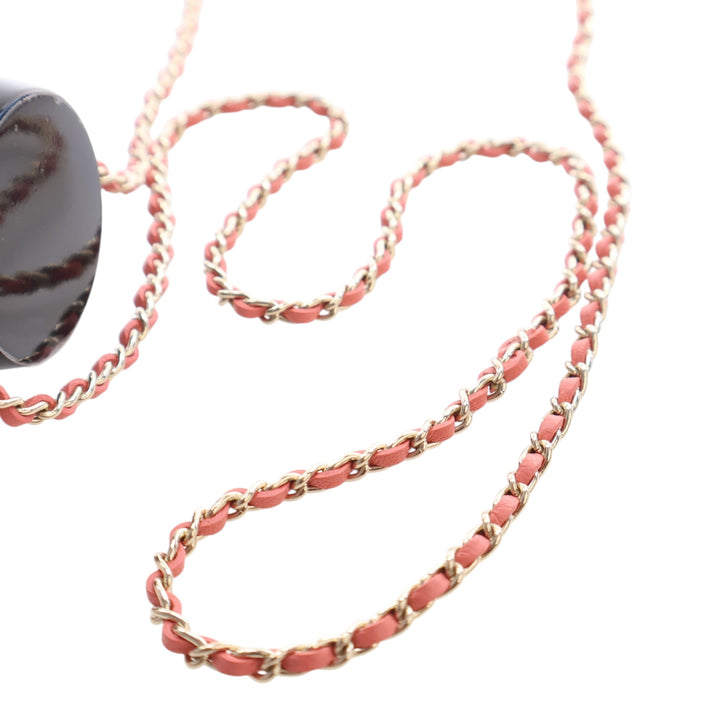 Chanel Lucite Lipstick Étui On Chain
