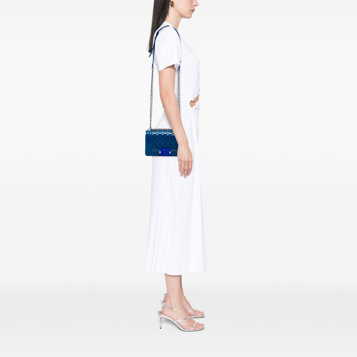 Chanel Matelassé et Acrylic Boy à rabat Petit Bleu – vue 5 – GABY PARIS