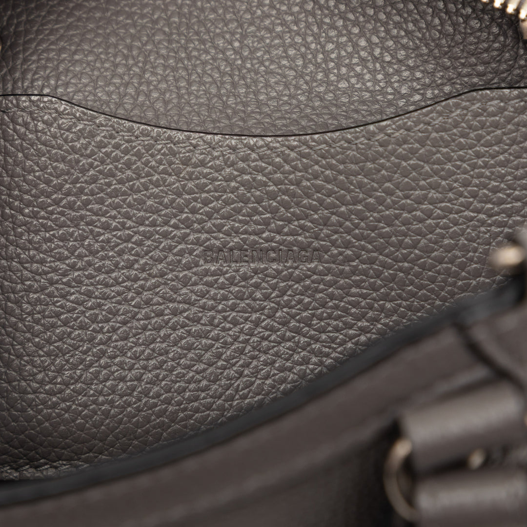 Balenciaga Mini Cuir de veau grainé Motocross Neo Classic City Sac