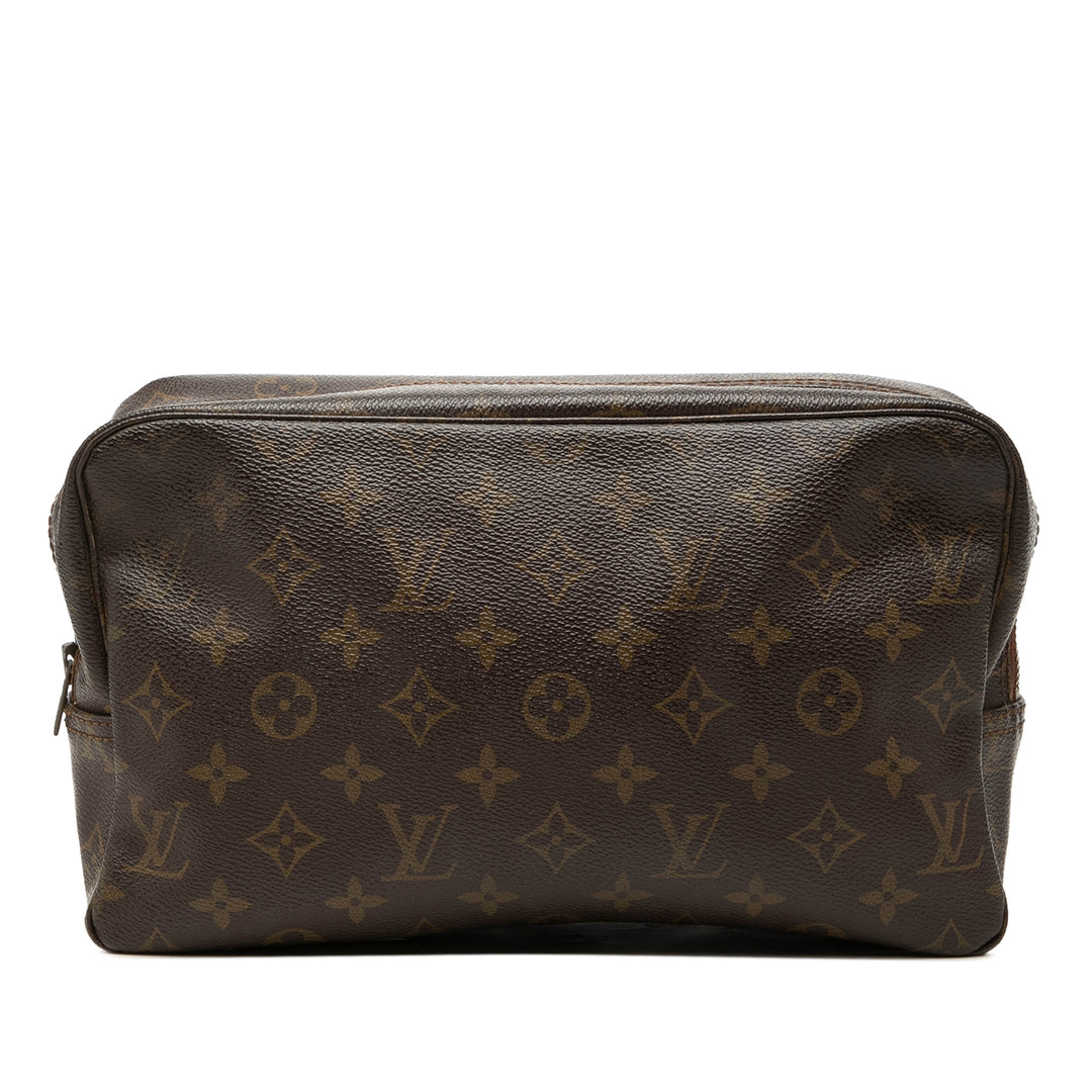 Louis Vuitton Trousse Toilette 28 Monogram Marron – vue principale – GABY PARIS