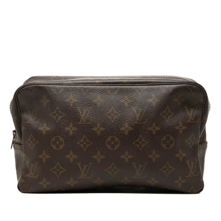 Louis Vuitton Trousse Toilette 28 Monogram Marron – vue principale – GABY PARIS