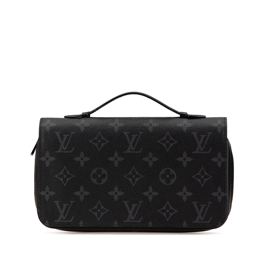 Monogram Eclipse Zippy XL Wallet Black - Gaby Paris