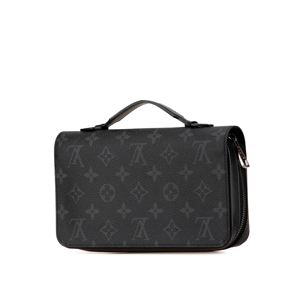 Monogram Eclipse Zippy XL Wallet Black - Gaby Paris