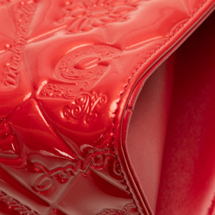 Chanel Cuir verni Cuir de veau Lucky Symbols Pochette Rouge