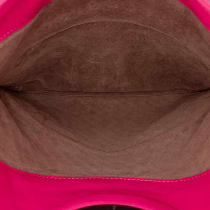 Nappa Intrecciato Turn Lock Clutch Pink - Gaby Paris