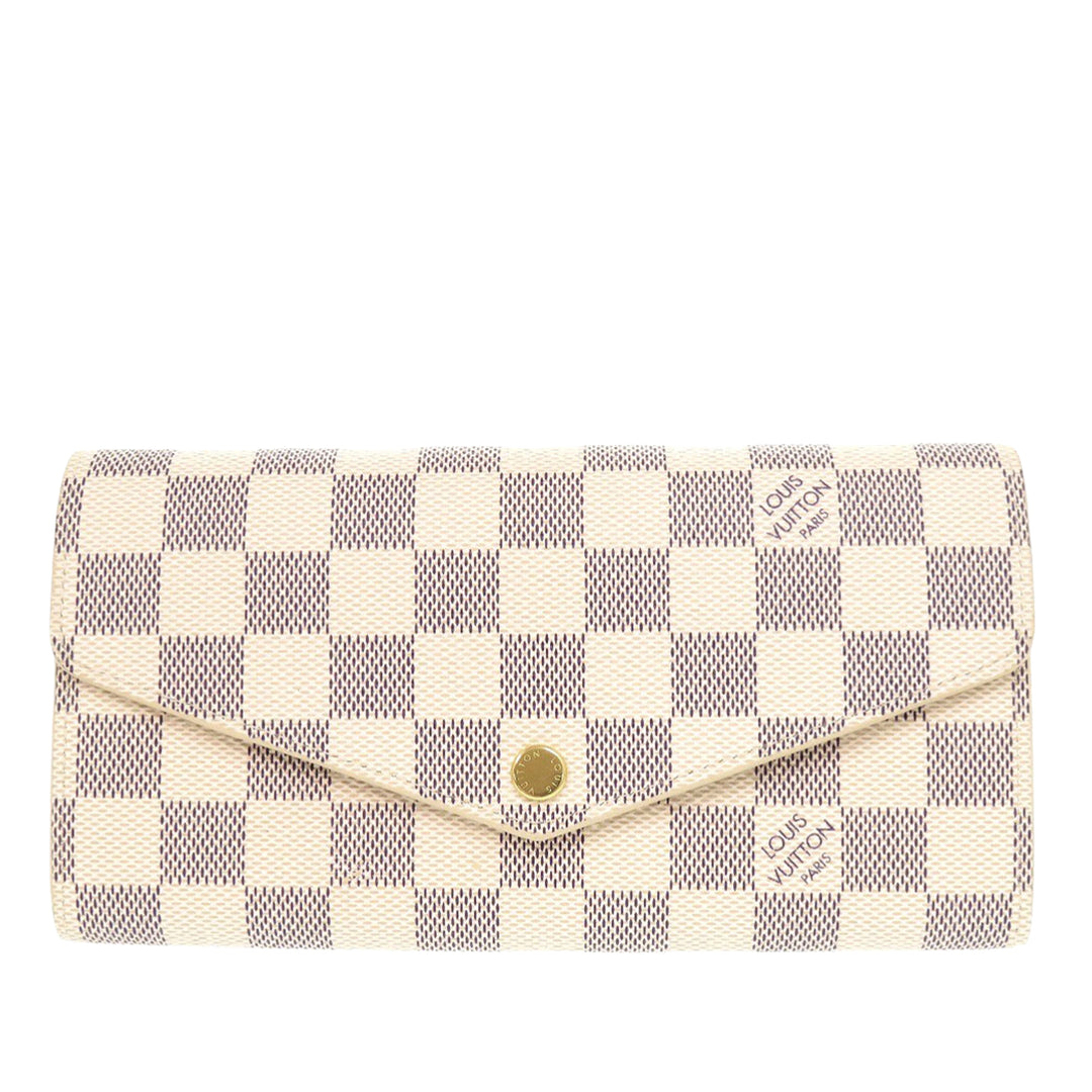Louis Vuitton Damier Azur Sarah Portefeuille long