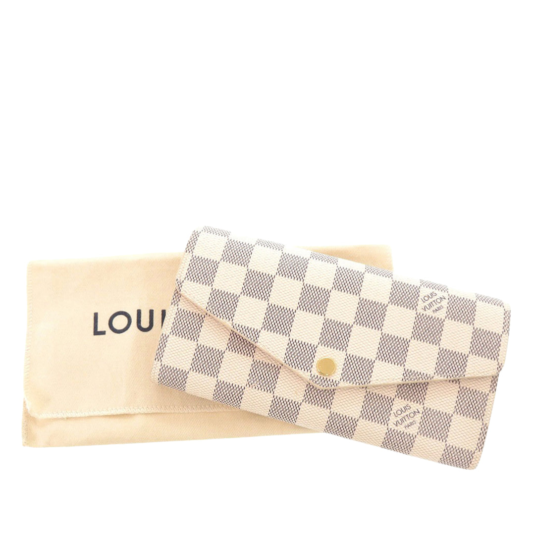 Louis Vuitton Damier Azur Sarah Portefeuille long