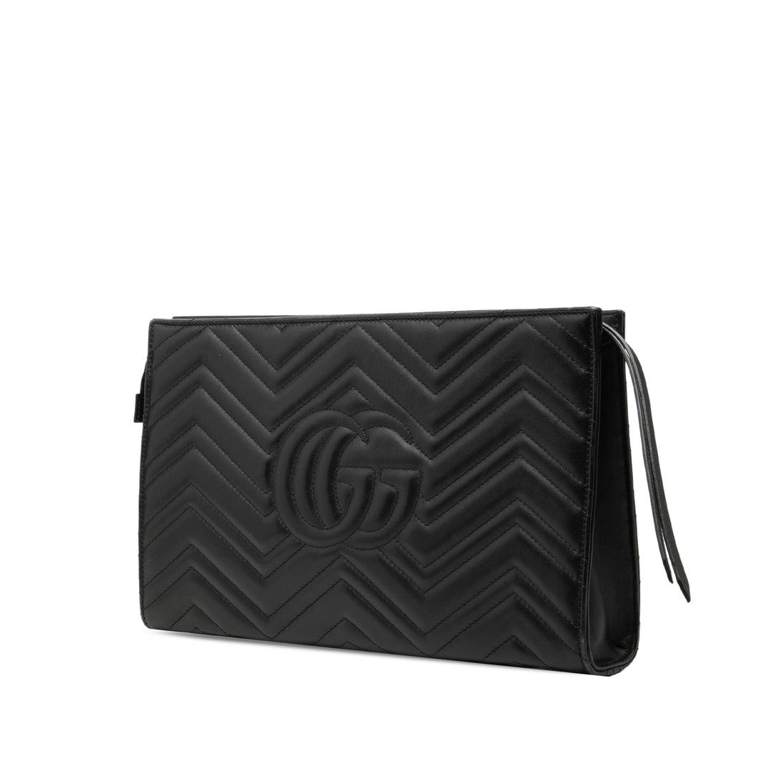 Gucci GG Marmont Heart Matelasse Cuir de veau Pochette
