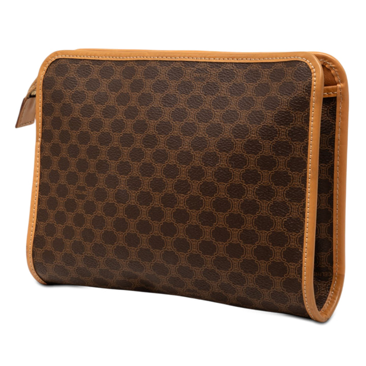 Celine Macadam Coated Toile Pochette