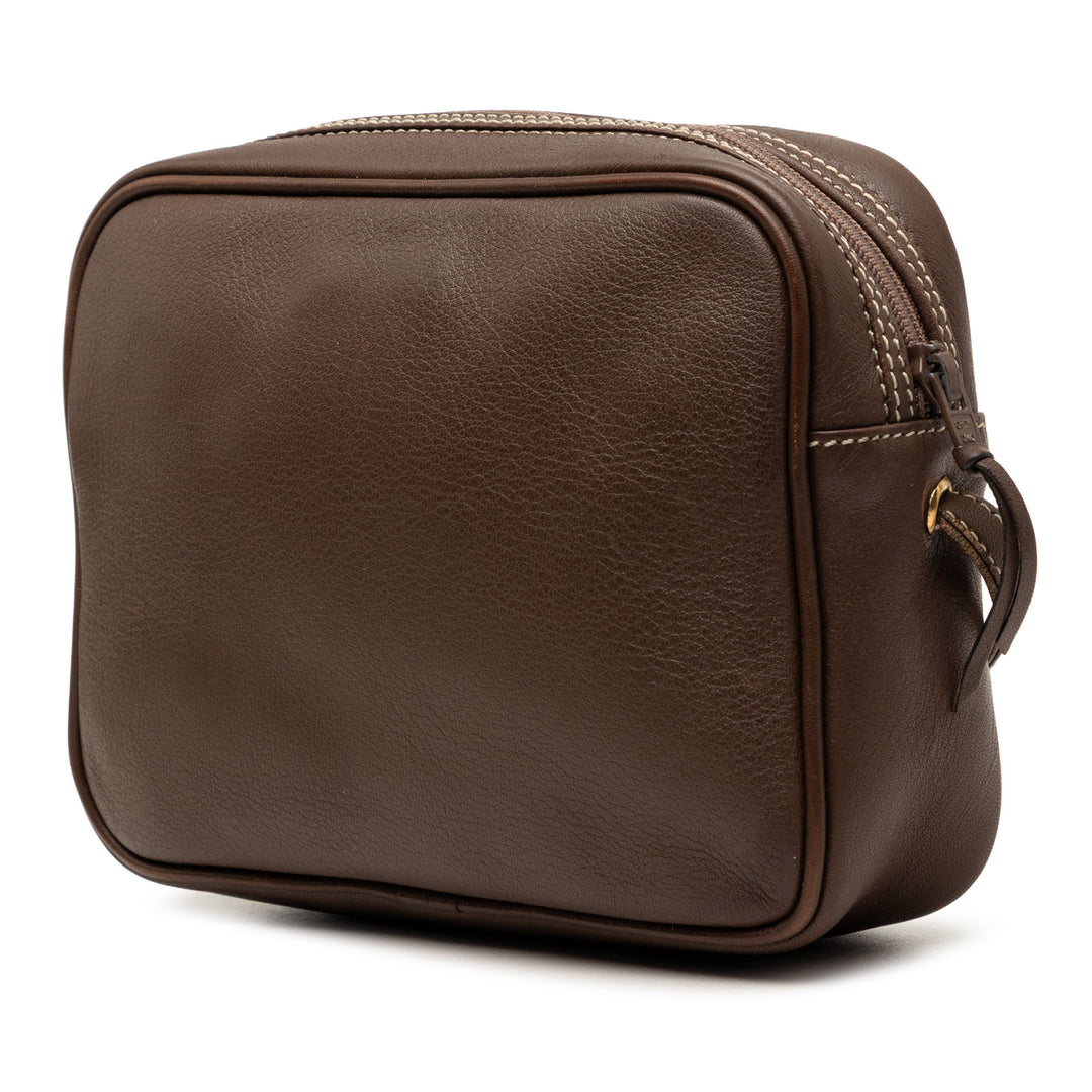 Dior Cuir Surpiqué CD Logo Sac caméra