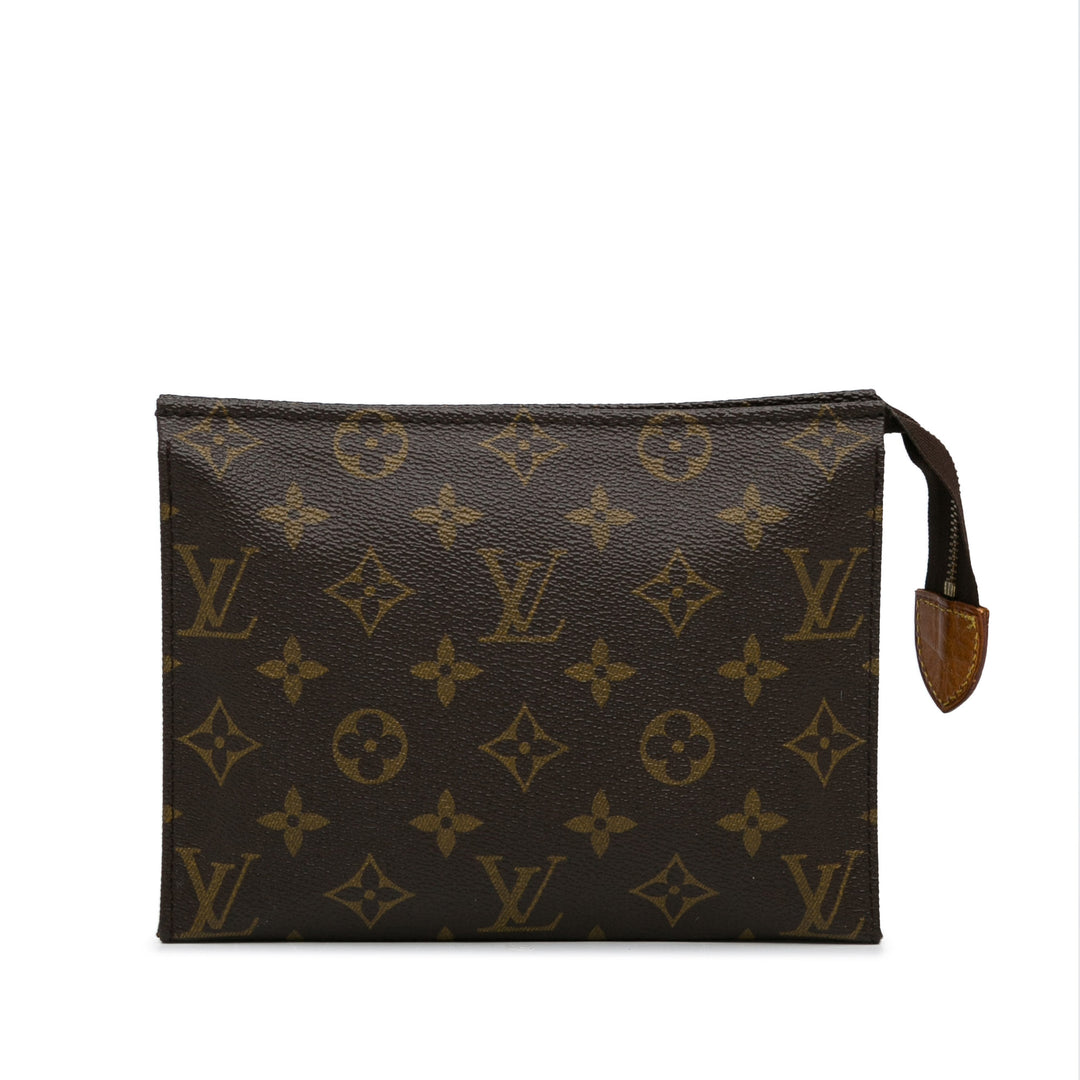 Monogram Toiletry Pouch 19 Brown - Gaby Paris