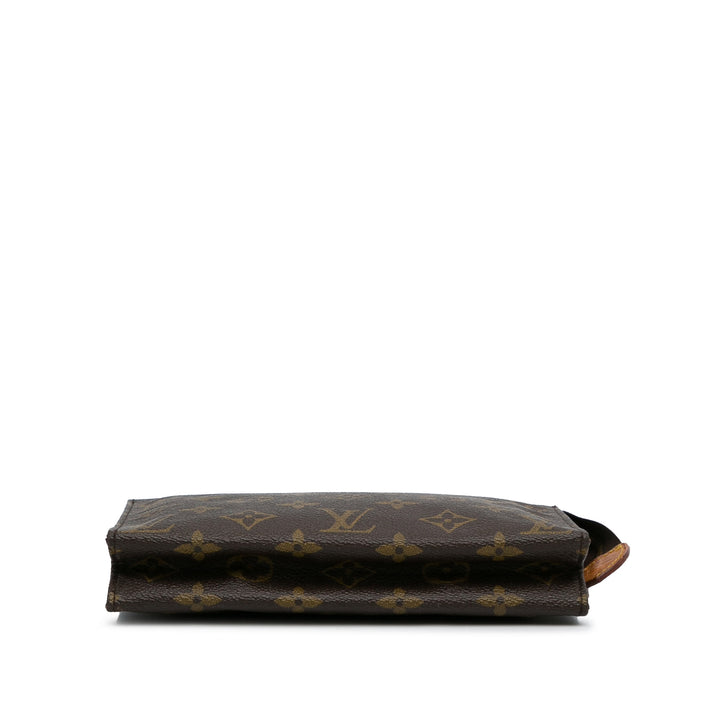 Monogram Toiletry Pouch 19 Brown - Gaby Paris