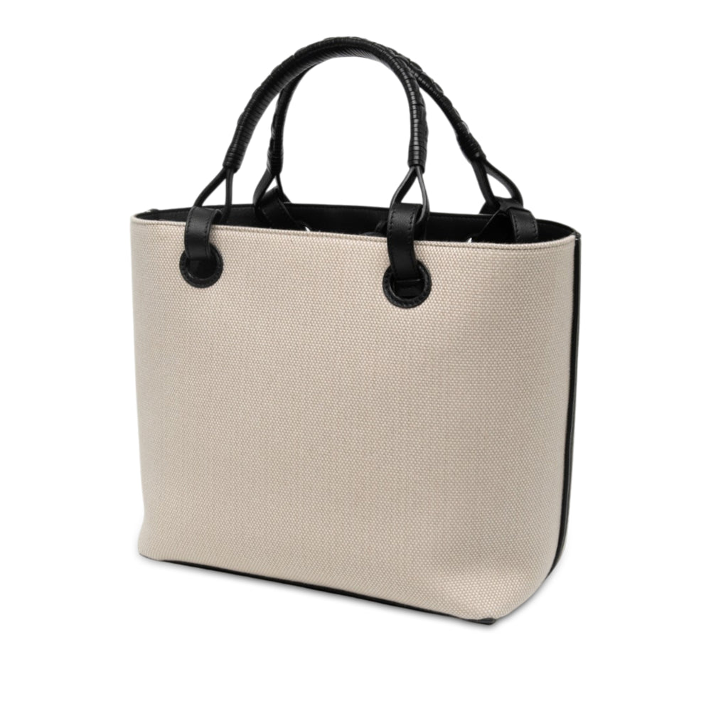 LOEWE Cabas Studio Ghibli Spirited Away Susuwatari Anagram Beige – vue 2 – GABY PARIS