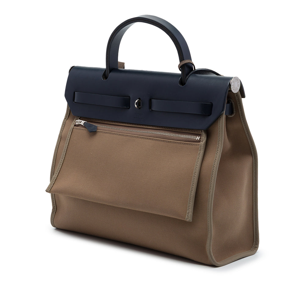Hermès Herbag Zippé 31 Marron – vue 2 – GABY PARIS