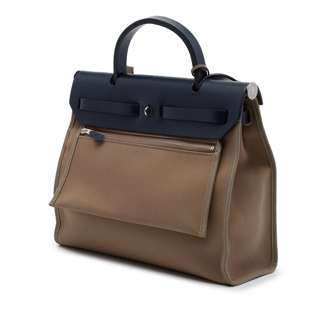Hermès Herbag Zippé 31 Marron – vue 2 – GABY PARIS