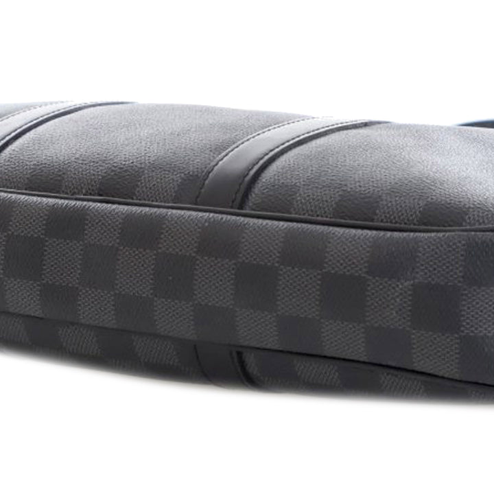 Damier Graphite Porte Documents Voyage  PM Black - Gaby Paris