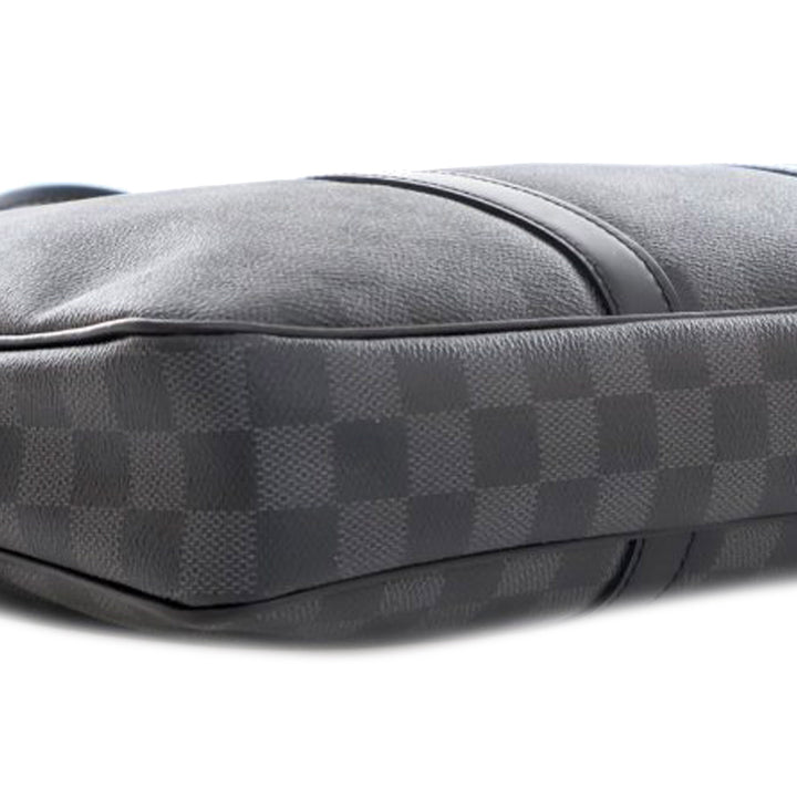 Damier Graphite Porte Documents Voyage  PM Black - Gaby Paris