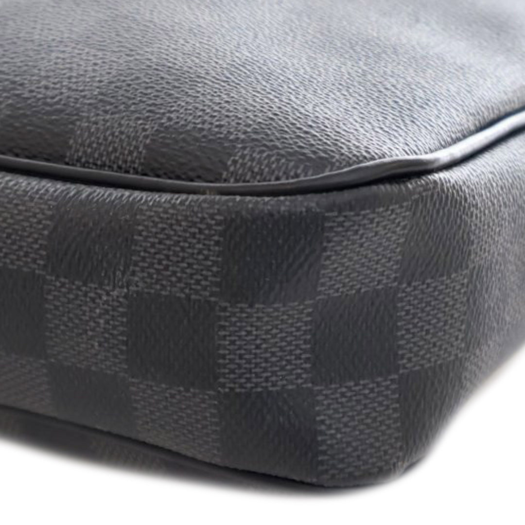 Damier Graphite Porte Documents Voyage  PM Black - Gaby Paris