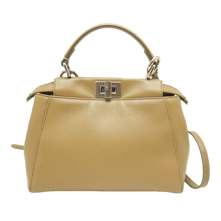 Fendi Mini Cuir Selleria Peekaboo Iconic Sac