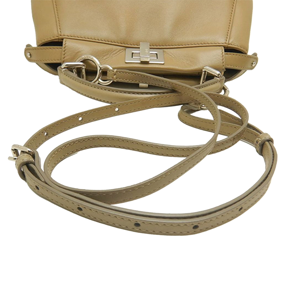 Fendi Mini Cuir Selleria Peekaboo Iconic Sac