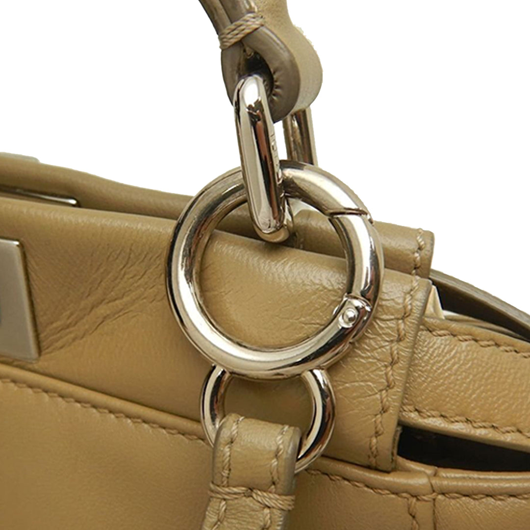 Fendi Mini Cuir Selleria Peekaboo Iconic Sac