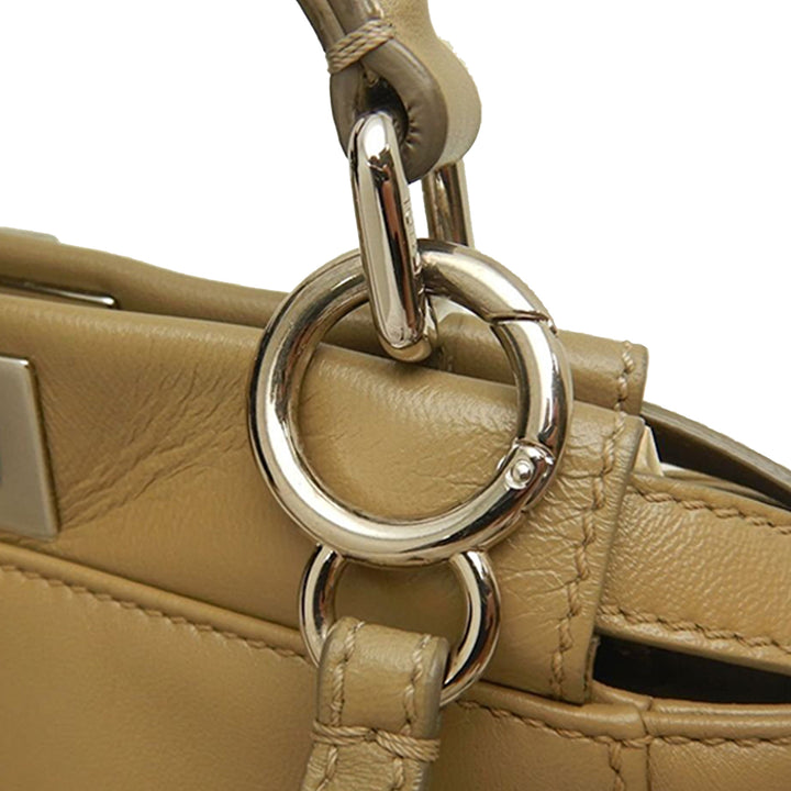 Fendi Mini Cuir Selleria Peekaboo Iconic Sac