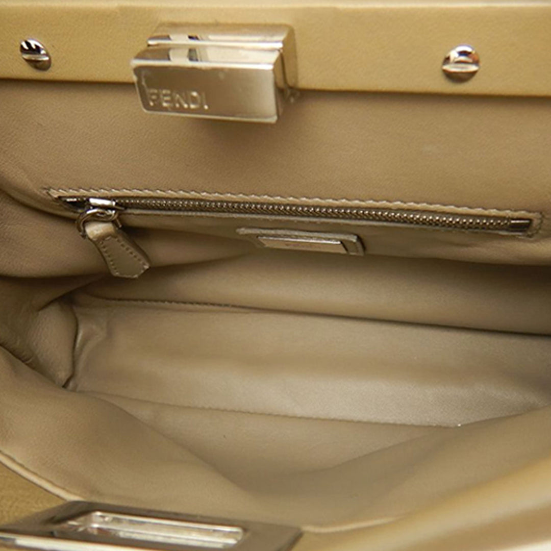 Fendi Mini Cuir Selleria Peekaboo Iconic Sac
