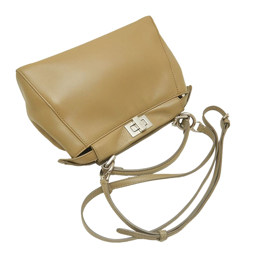 Fendi Mini Cuir Selleria Peekaboo Iconic Sac