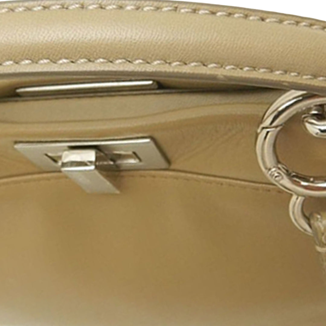 Fendi Mini Cuir Selleria Peekaboo Iconic Sac