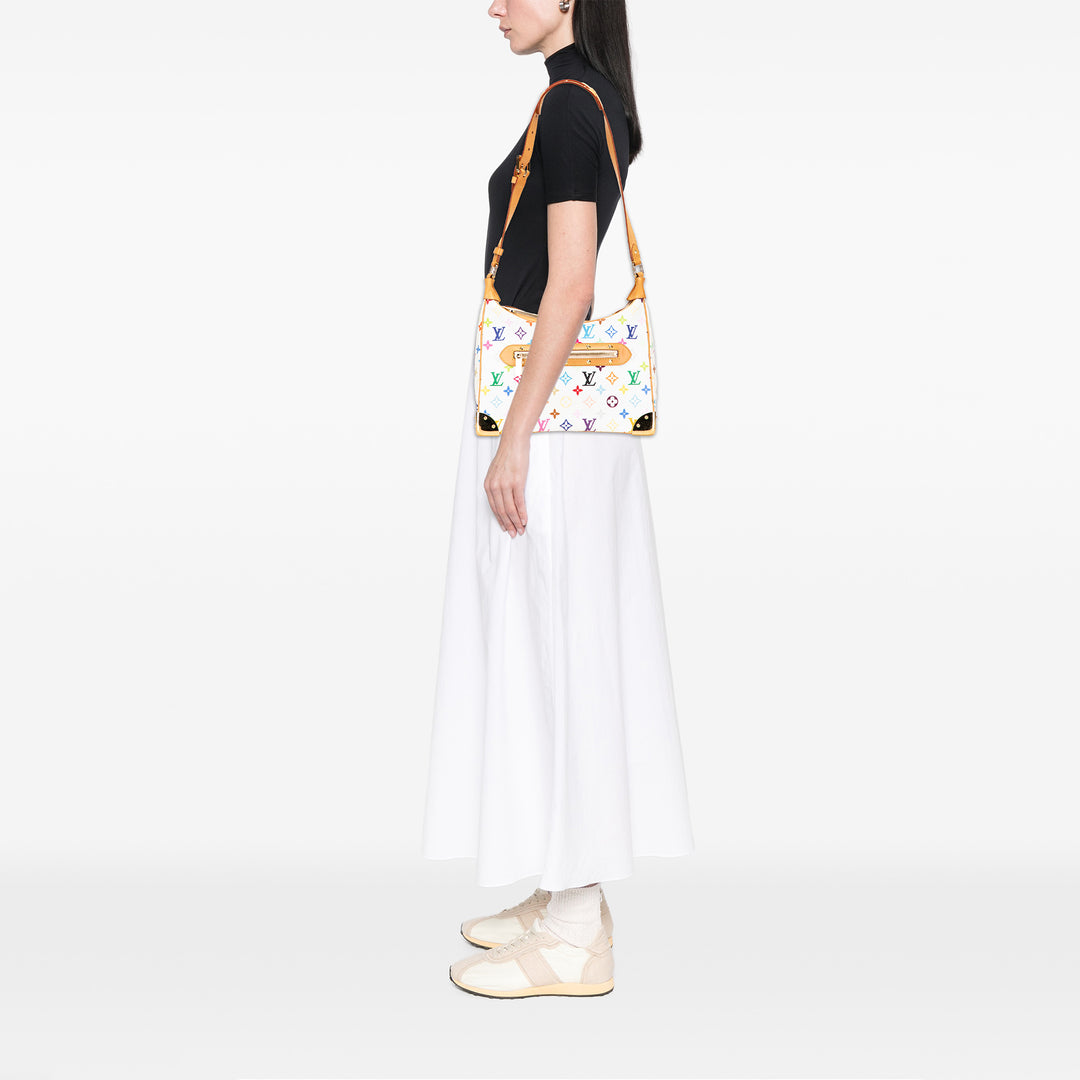Monogram Multicolore Boulogne White - Gaby Paris
