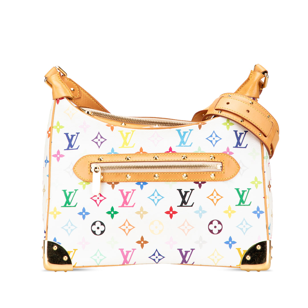 Monogram Multicolore Boulogne White - Gaby Paris