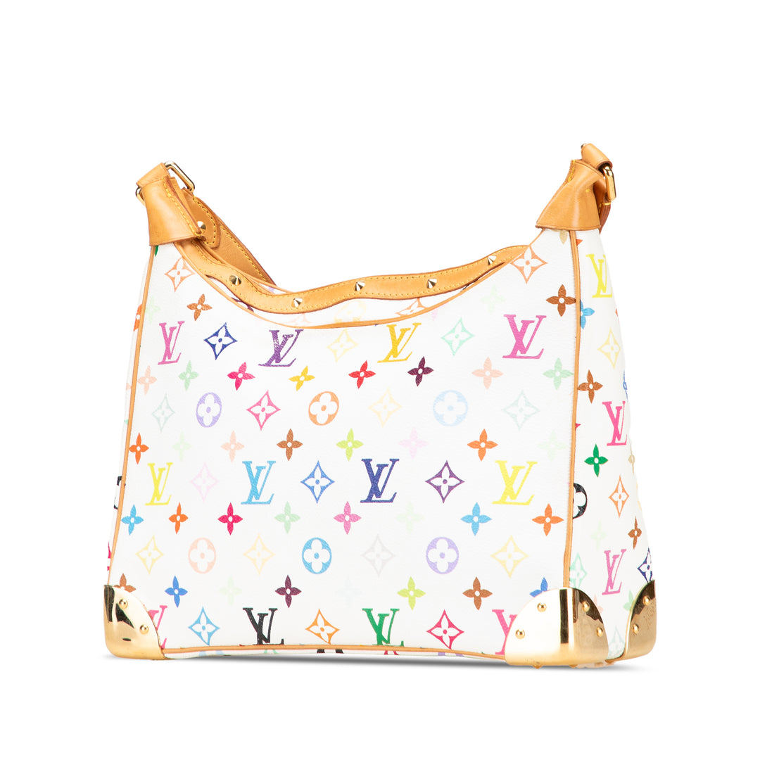 Monogram Multicolore Boulogne White - Gaby Paris