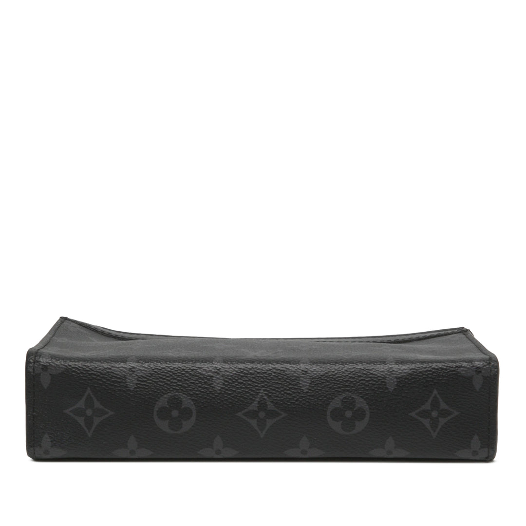 Louis Vuitton Gaston Wearable Portefeuille Monogram Eclipse Noir – vue 3 – GABY PARIS