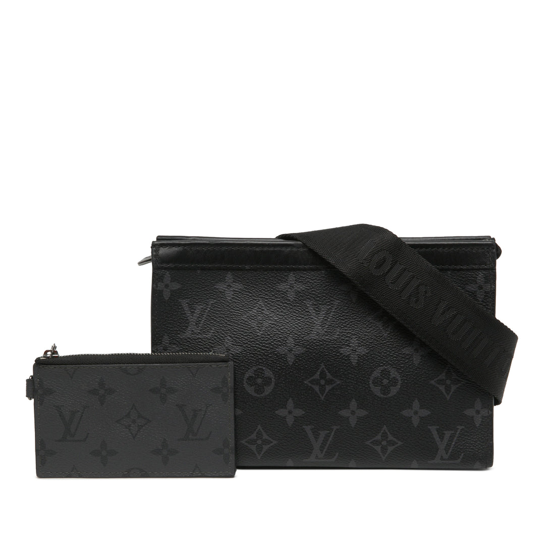 Louis Vuitton Gaston Wearable Portefeuille Monogram Eclipse Noir – vue 6 – GABY PARIS