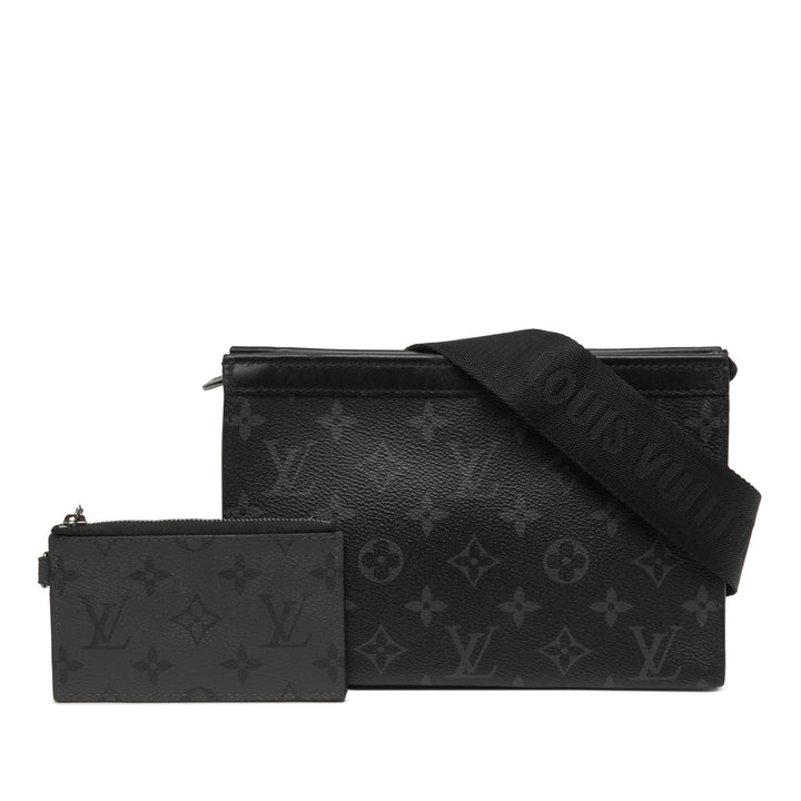 Louis Vuitton Gaston Wearable Portefeuille Monogram Eclipse Noir – vue 6 – GABY PARIS
