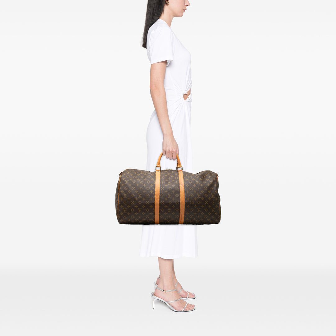 Keepall 55 Monogram Marron