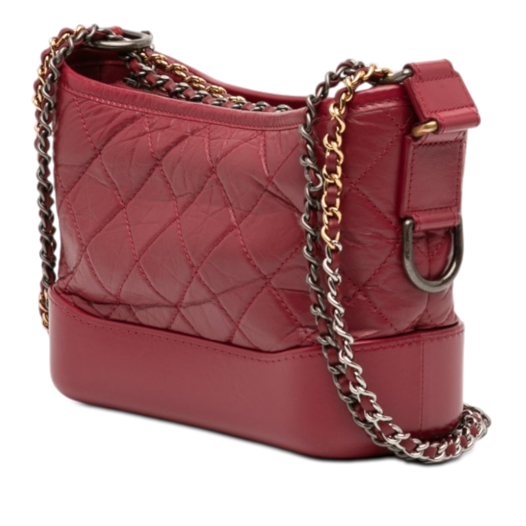 Chanel Small vieilli Cuir de veau Gabrielle Sac porté croisé